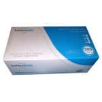 Púdermentes kék nitril kesztyű, egyszer használatos, Halmadaily márka