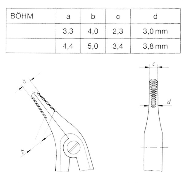 Böhm DP1739 teleszkópos technikai fogó 3 mm - Image 2