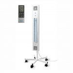Mobil antibakteriális UVC lámpa, kombinált sugárzás, távirányítóval