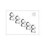 Egyszer használatos fülhigiéniai védelem, cefalometriai karhoz