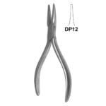 Lapos végű íves fogó