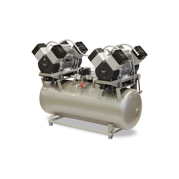 EKOM DK50 2x4VR/110 S/M kompresszor, hangszigetelt burkolattal és légszárítóval - Image 3