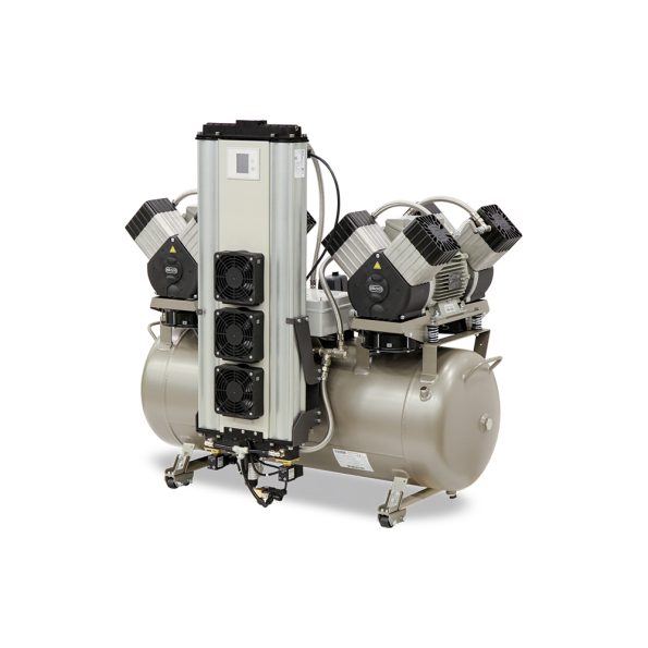 EKOM DK50 2x4VR/110 S/M kompresszor, hangszigetelt burkolattal és légszárítóval - Image 2