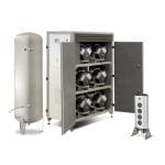 EKOM DK50 6x4VRT S/M kompresszor, hangszigetelő burkolattal és adszorpciós légszárítóval