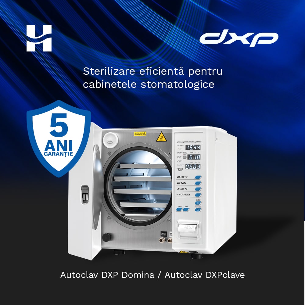 Halmadent-5 ÉV garancia a DXP autoklávokra-B osztályú sterilizálás