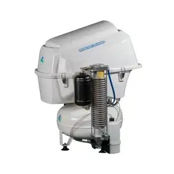 4Tek MIRAGE 100E Monster kompresszor, zajcsökkentő burkolattal és levegőszárítóval